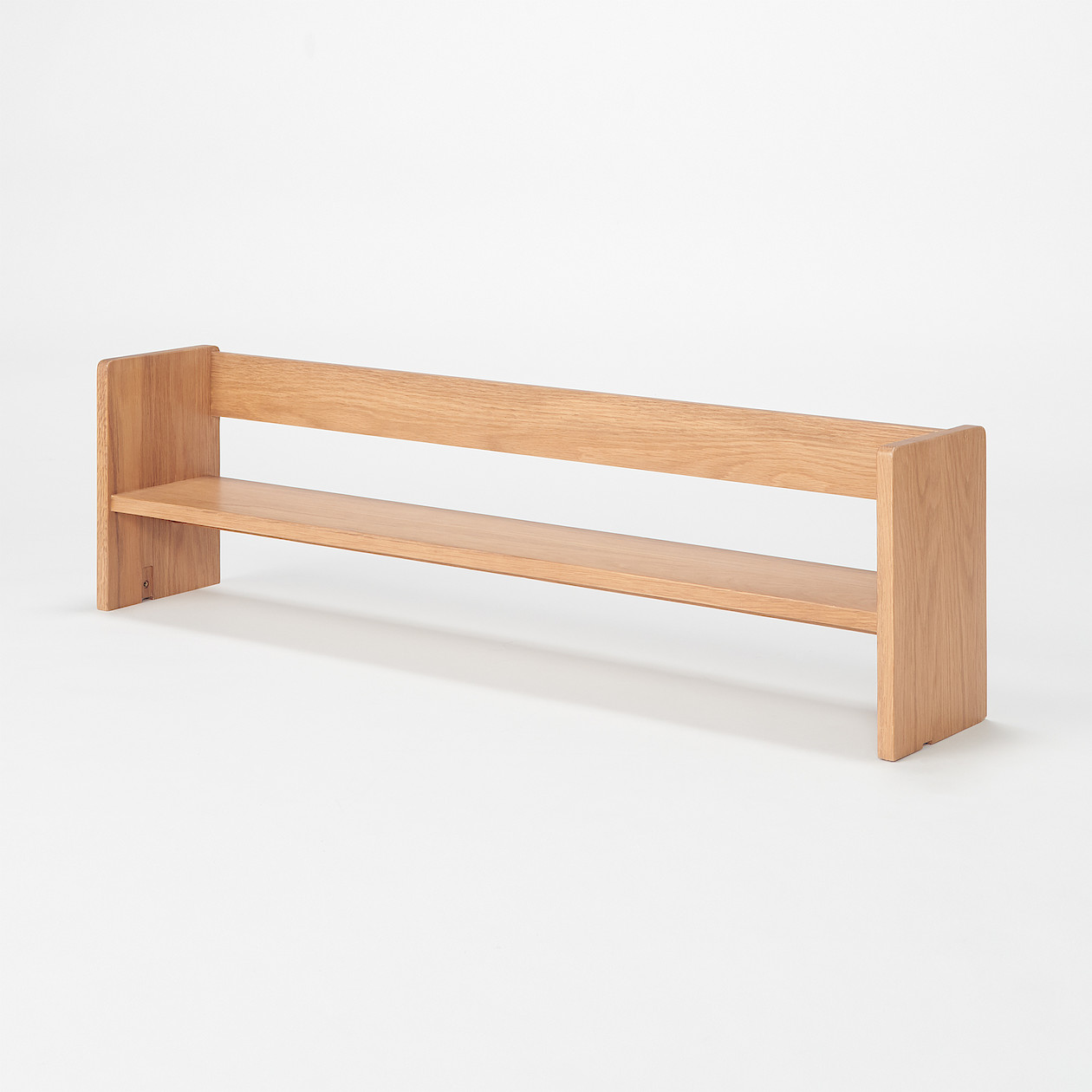 Shop Oak Wood Top Shelf for Wooden Desk W 109 x D 20 x H 30 cm