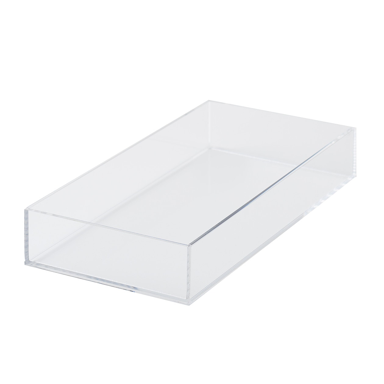 large transparent plexiglass acrylic rectangle box