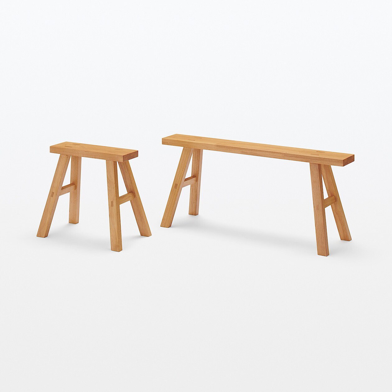 Short sales wooden bench