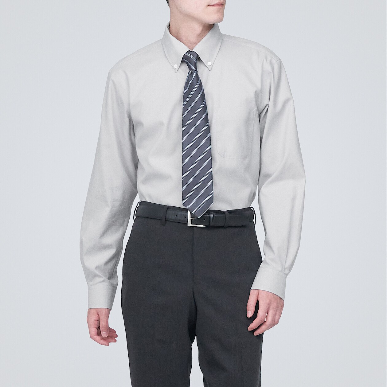 Grey discount dress shirt