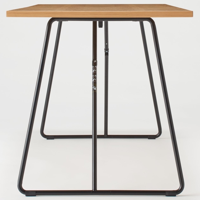 Shop Foldable Table W160 X D70 X H 72 Cm Oak online Muji UAE