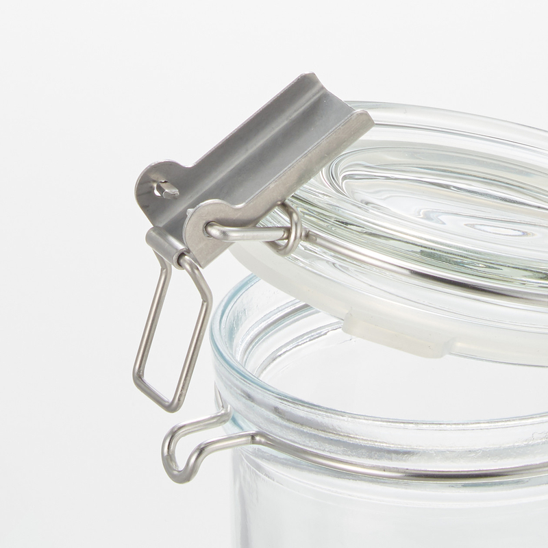 Glass storage jar with hotsell lid
