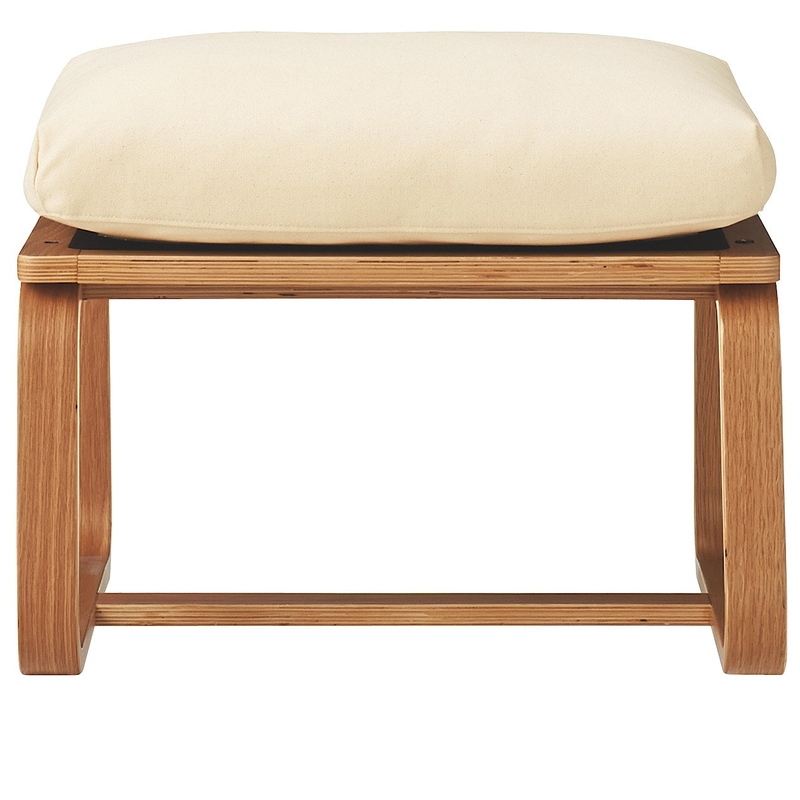 Shop Oak Wood Living Dining Bench W 56 X D 46 X H 40.5 cm White