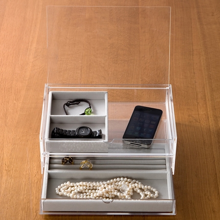Muji acrylic earring stand deals