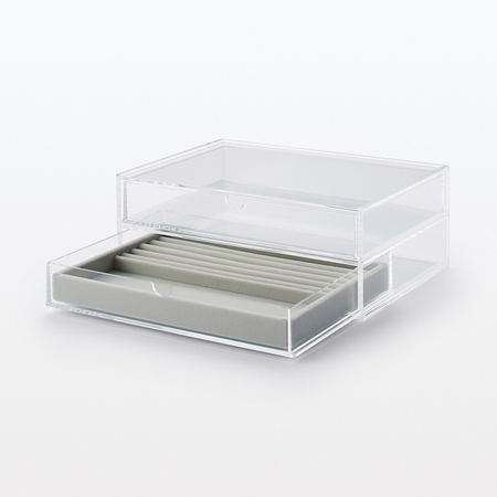 Muji acrylic shoe box clearance