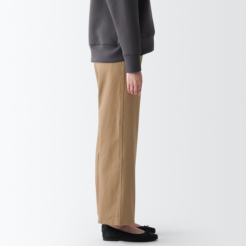 Wide leg cheap chino pants