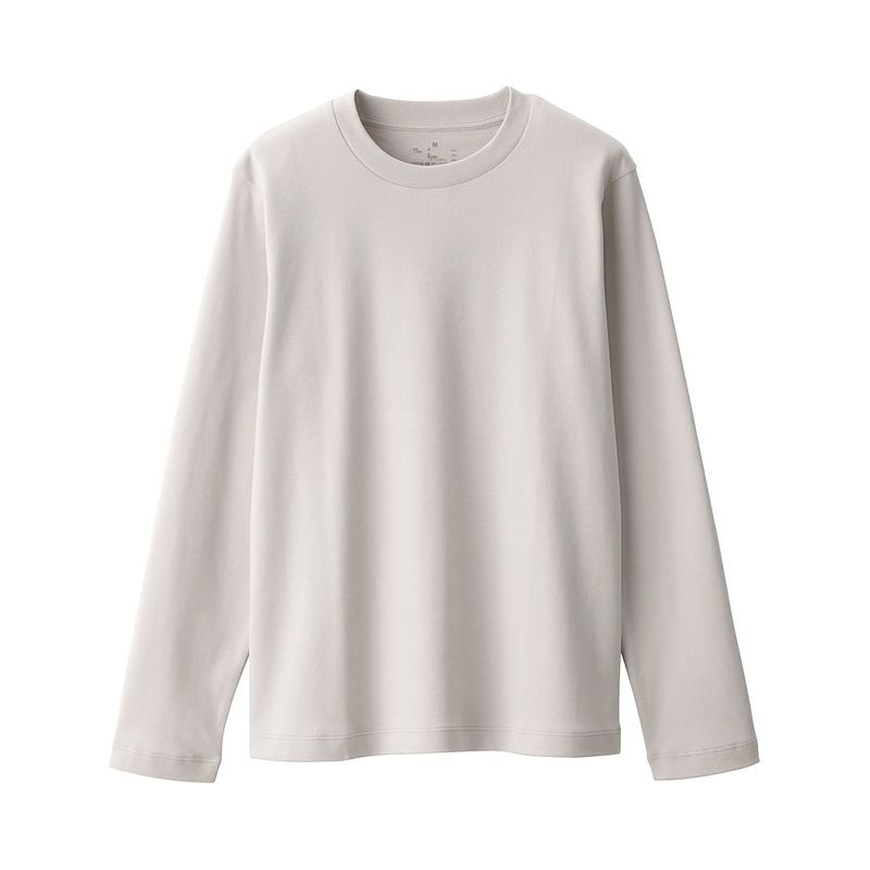 Long sleeve top crew neck