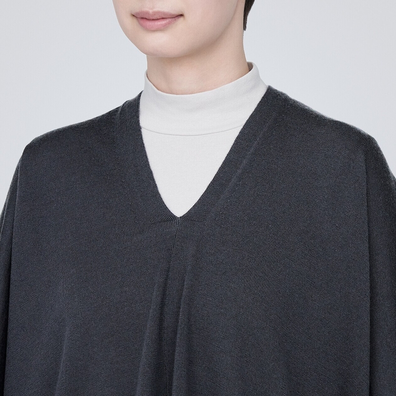Oversized poncho sweater hotsell
