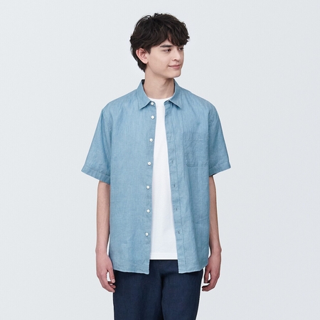 Muji short sleeve shirt discount