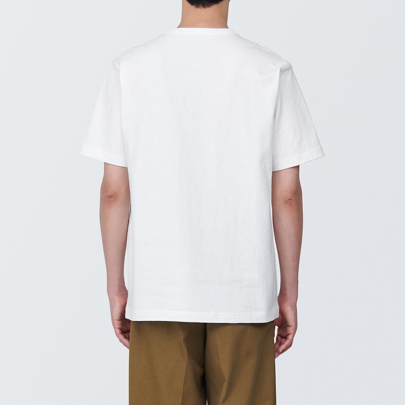 Shop Heavy Weight Jersey Short Sleeve T Shirt online Muji UAE