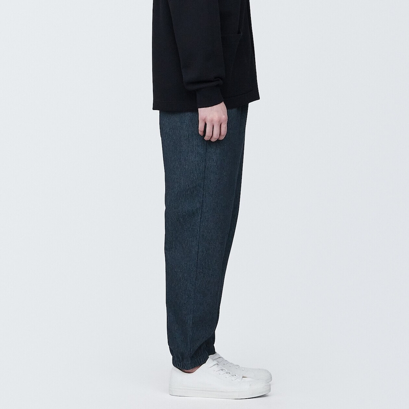 Knit best sale denim joggers